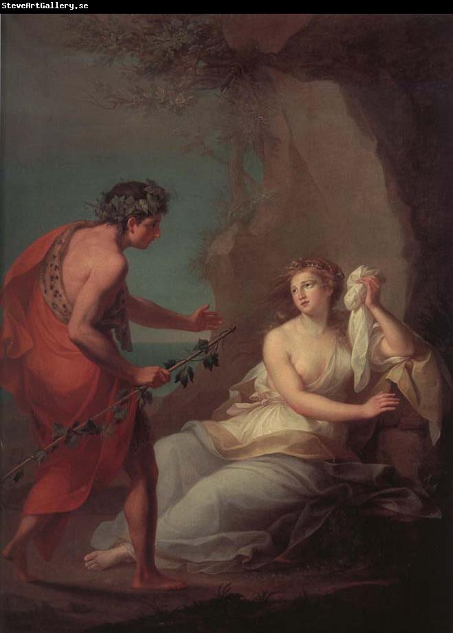 Angelika Kauffmann Bacchus entdeckt die von Theseus Verlasene Ariadne auf Naxos